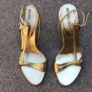 Michael Shannon gold heels